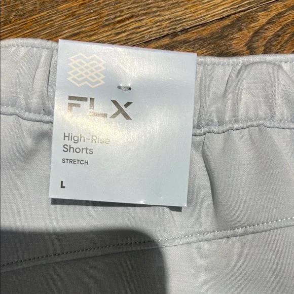 FLX Women’s Light Blue Drawstring Casual Shorts - Picture 5 of 7